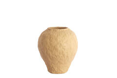 Vase deco Ø45x50 cm PANTOJA matt sand
