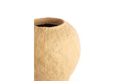 Vase deco Ø45x50 cm PANTOJA matt sand
