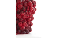 Vaas deco Ø14x16,5 cm BERRIES bordeaux