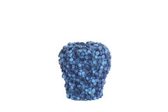 Vaas deco Ø25x25 cm BERRIES donker blauw