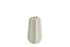 Vaas deco Ø15x27 cm ARIEIRO keramiek crème