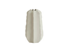 Vaas deco Ø18,5x34 cm ARIEIRO keramiek crème