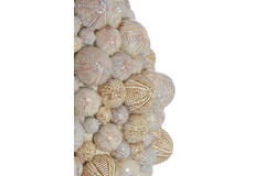 Vase deco Ø40x49 cm SEA URCHIN ceramics cream-sand