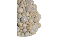 Vase deco Ø40x49 cm SEA URCHIN ceramics cream-sand