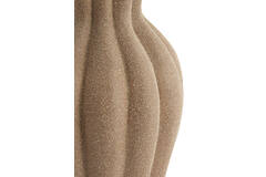 Vase deco Ø17,5x47,5 cm SILVIO ceramics matt brown