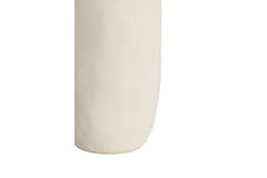 Vaas deco Ø17,5x48,5 cm SENNES keramiek mat crème