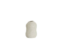 Vaas deco Ø13,5x20,5 cm ASOLA keramiek crème