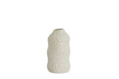Vaas deco Ø15x28 cm ASOLA keramiek crème