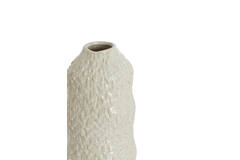 Vaas deco Ø15x28 cm ASOLA keramiek crème