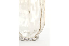 Vase Ø25x44,5 cm TEJEDA glass clear light brown