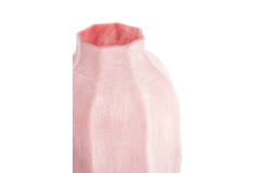 Vase Ø25x44,5 cm TEJEDA glass dark pink