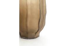 Vase Ø25x44,5 cm TEJEDA glass matt dark brown