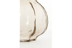 Vase Ø32,5x32 cm TEJEDA glass clear light brown