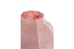 Vase Ø32,5x32 cm TEJEDA glass dark pink