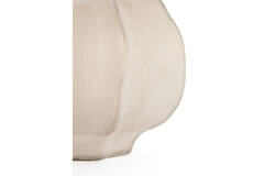 Vase Ø32,5x32 cm TEJEDA glass light brown