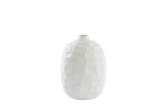Vaas deco Ø20x30 cm TARIVA mat crème