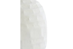 Vaas deco Ø20x30 cm TARIVA mat crème