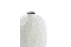 Vaas deco Ø25x35 cm TARIVA mat crème