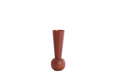 Vaas deco Ø9x25 cm TODI mat bordeaux