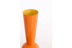 Vaas deco Ø9x25 cm TODI oranje+geel