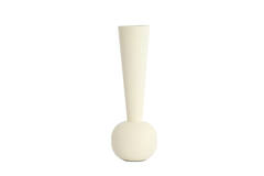 Vaas deco Ø13x36 cm TODI mat crème