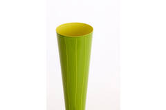 Vaas deco Ø13x36 cm TODI groen+gras groen