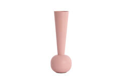 Vaas deco Ø13x36 cm TODI mat licht roze