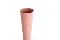 Vaas deco Ø13x36 cm TODI mat licht roze