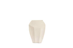 Vase deco 25x11x34 cm CORDOBA shiny cream