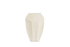 Vaas deco 30x13x45 cm CORDOBA mat crème
