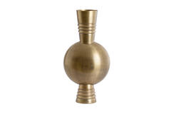 Vase deco Ø21x60 cm KAVANSI antique bronze