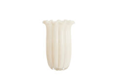 Vaas Ø23,5x38 cm SEDONA glas crème