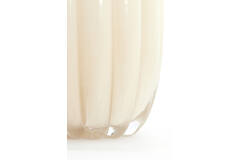 Vaas Ø23,5x38 cm SEDONA glas crème