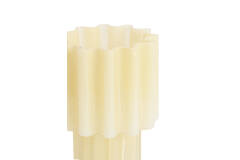 Vase Ø18x25 cm KOYARI glass cream