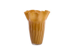 Vase Ø26x35,5 cm KAMAY glass caramel