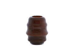 Vase Ø22,5x29 cm JAMANOTA glass dark brown