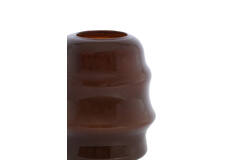 Vase Ø22,5x29 cm JAMANOTA glass dark brown