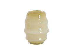 Vase Ø26x34,5 cm JAMANOTA glass cream