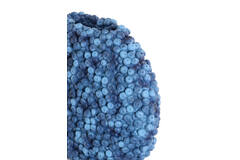 Vase deco 44x19x37 cm BERRIES dark blue