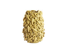 Vase deco 31,5x30,5x45,5 cm LOBSTER ceramics mtt olive green