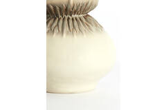 Vase deco Ø23,5x29,5 cm AVERA ceramics cream-brown