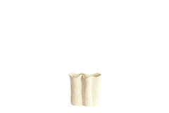Vaas deco 19,5x10,5x18,5 cm FLOVILLA keramiek crème
