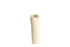 Vaas deco 26x14x40 cm FLOVILLA keramiek crème