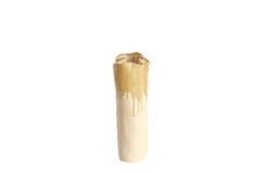 Vase deco 26x14x40 cm FLOVILLA ceramics cream+olive green