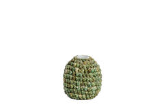 Vase deco Ø20,5x21,5 cm SHELL green