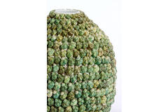Vase deco Ø33x37 cm SHELL green