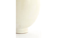 Vaas deco Ø24,5x33,5 cm LOREA keramiek mat crème