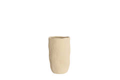 Vase deco Ø21x35,5 cm SERAFINA ceramics light brown