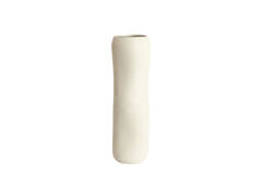 Vaas deco Ø16,5x56 cm SERAFINA keramiek crème