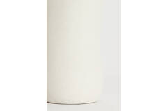 Vaas deco Ø16,5x56 cm SERAFINA keramiek crème